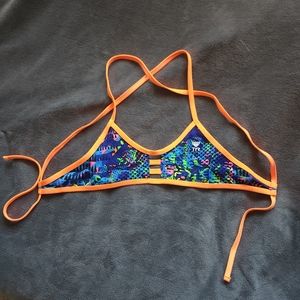 TYR tie back geometric bikini top